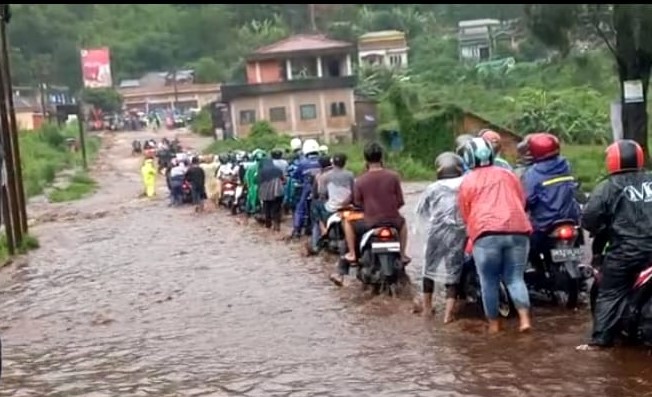 EGINDO | Banjir Bandang Sembahe, Menuju Berastagi Agar Hati-Hati