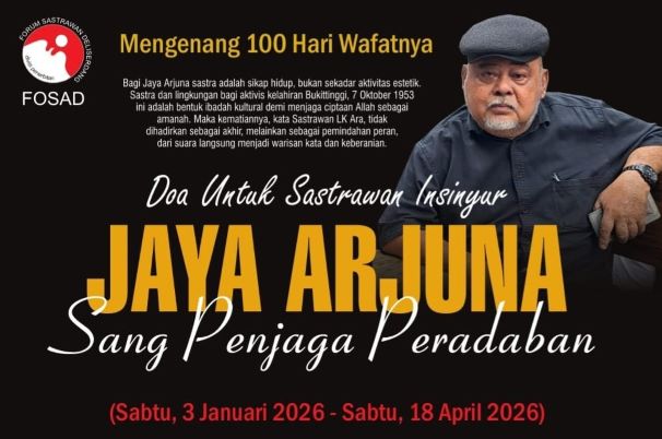 Buku “Jaya Arjuna: Sang Penjaga Peradaban” berisi rangkuman karya almarhum dan testimony

