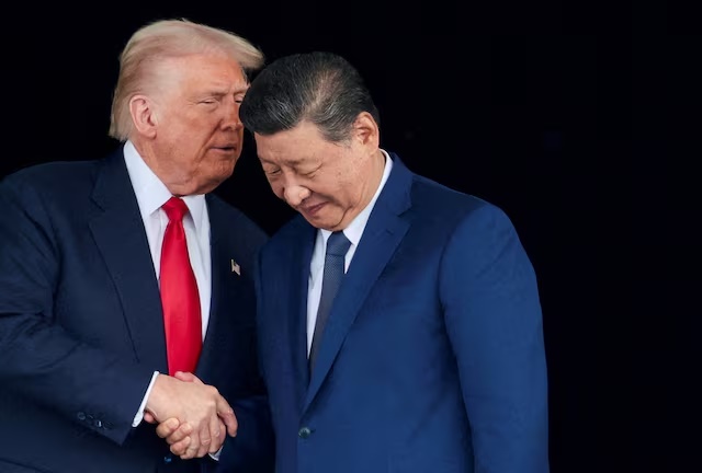 Presiden Trump dengan Presiden Xi Jinping
