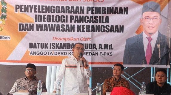 Datuk Iskandar Muda pada Sabtu (11/7/2026) menggelar Sosialisasi Pembinaan Ideologi Pancasila dan Wawasan Kebangsaan di Medan