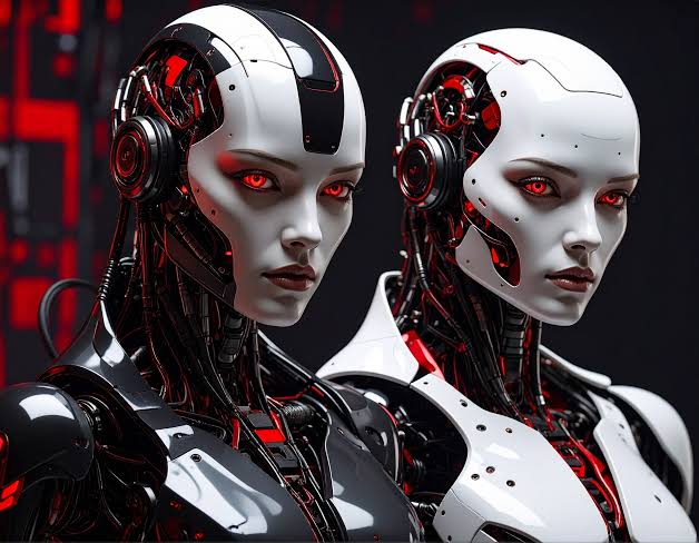 Ilustrasi Robot Humanoid