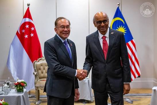 Presiden Tharman Shanmugaratnam bertemu PM Anwar Ibrahim