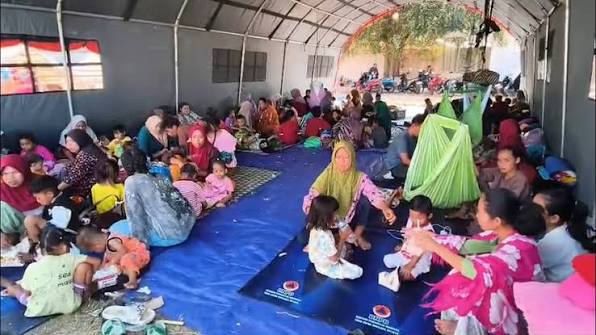 13.000 orang lebih mengungsi akibat gempa