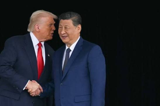 Presiden Trump dengan Presiden Xi Jinping