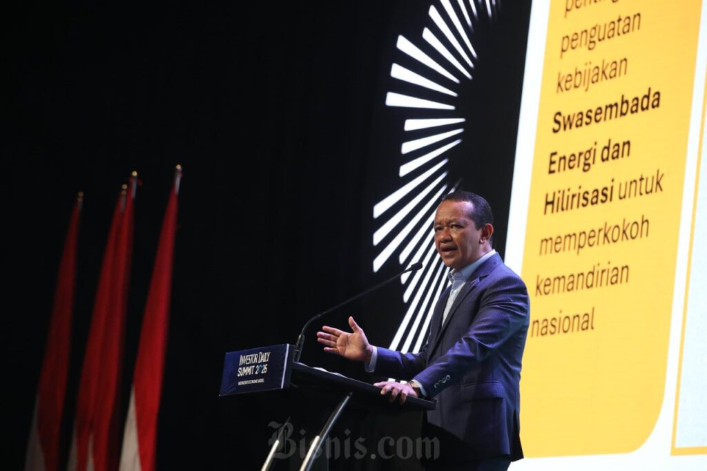 Menteri Koordinator Bidang Hilirisasi dan Transisi Energi Bahlil Lahadalia

