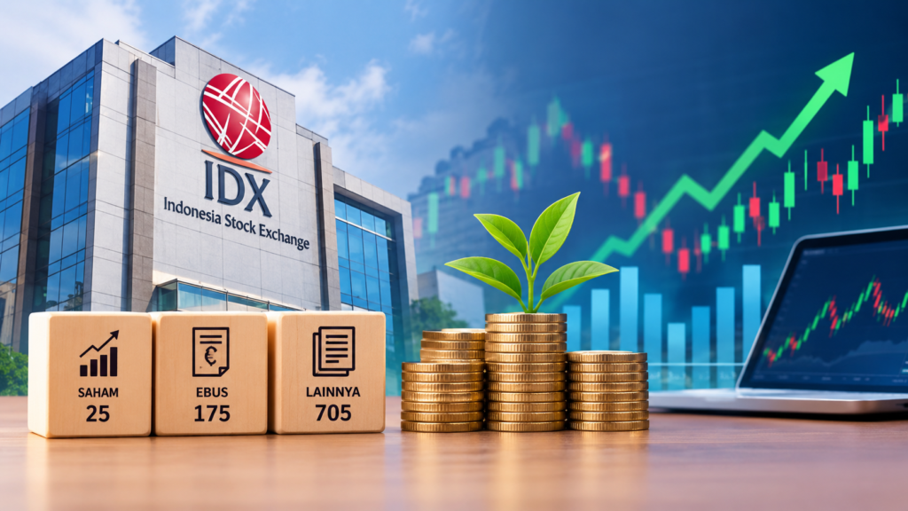 Ilustrasi BEI menargetkan pencatatan 905 efek baru pada 2027, didukung peningkatan transaksi dan jumlah investor pasar modal.