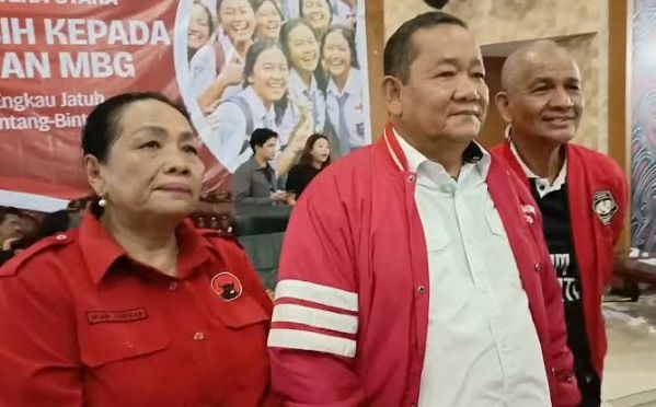 Ketua DPD PDI Perjuangan Sumut yang juga anggota DPR RI, Rapidin Simbolon