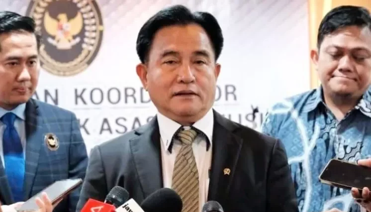 Menteri Koordinator Bidang Hukum, Hak Asasi Manusia, Imigrasi, dan Pemasyarakatan (Menko Kumham Imipas) ,Yusril Ihza Mahendra

