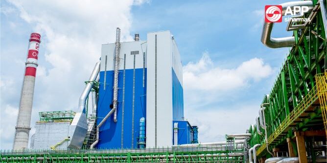 Pabrik pulp dan kertas APP Sinarmas. (Foto: dok APP Sinarmas)