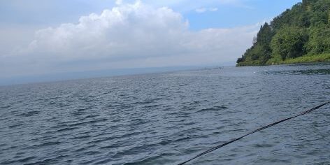 Danau Toba danau terbesar di Asia Tenggara memiliki banyak air tapi Samosir di Danau Toba krisis air. (Foto: Fadmin Malau)