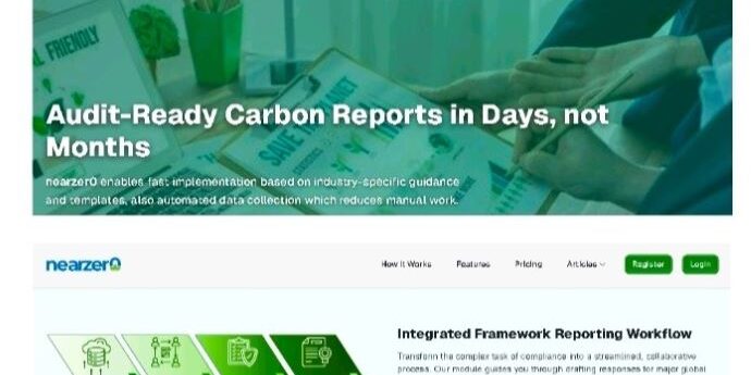 Logo nearzer0  yang ditata dengan angka nol di belakangnya