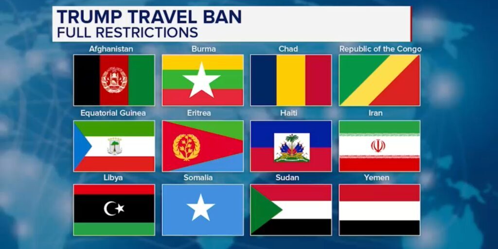 12 Negara yang dilarang masuk AS