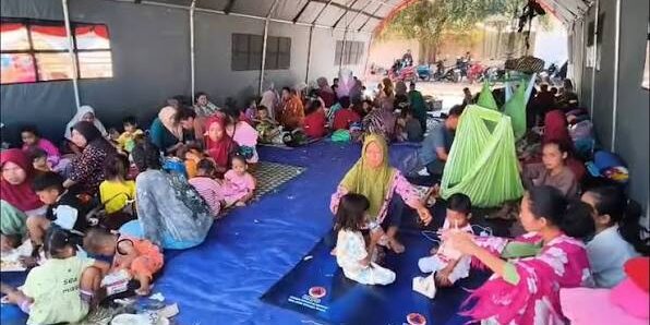 13.000 orang lebih mengungsi akibat gempa