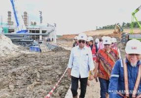 Menteri Perhubungan Budi Karya Sumadi kembali mengecek progres pembangunan Bandara IKN




