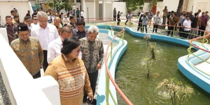 KLHK meresmikan dua proyek penting dalam bidang restorasi lingkungan yakni Ekoriparian


