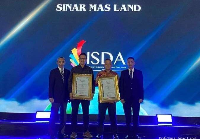 Sinar Mas Land raih prestasi tingkat nasional dalam ajang ISDA 2023 (Foto: dok Sinar Mas Land)