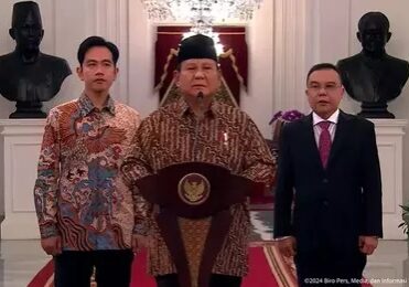 Prabowo Subianto Umumkan Kabinet Merah Putih 