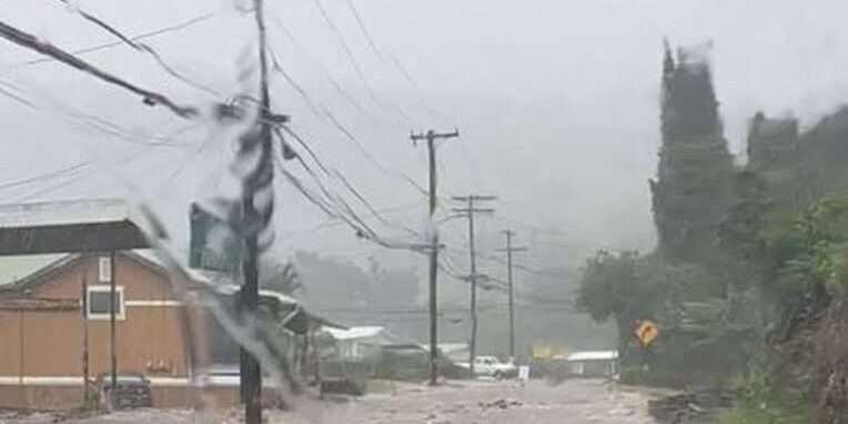 180.000 lebih rumah padam listrik, 100 rusak di Hawaii