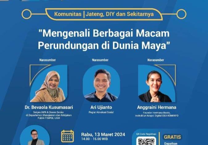 Webinar mengenai penguatan keterampilan digital masyarakat Indonesia


