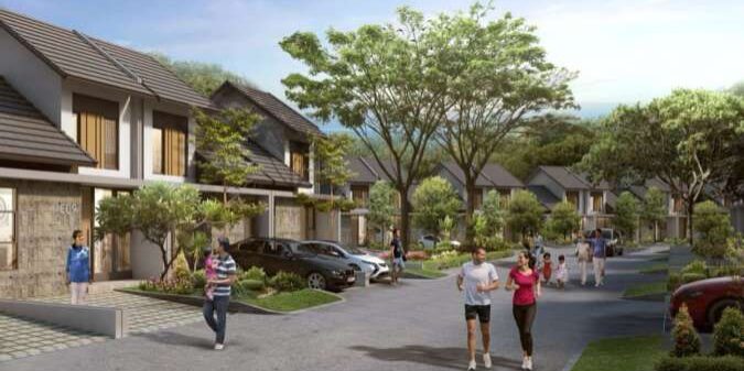  Cluster Woodchester, hunian dua lantai ditawarkan dua tipe yaitu 89/98 dan tipe 68/84