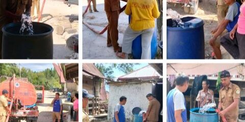 Pendistribusian Air Bersih di Desa Dosroha Kecamatan Simanindo oleh Pemkab Samosir

