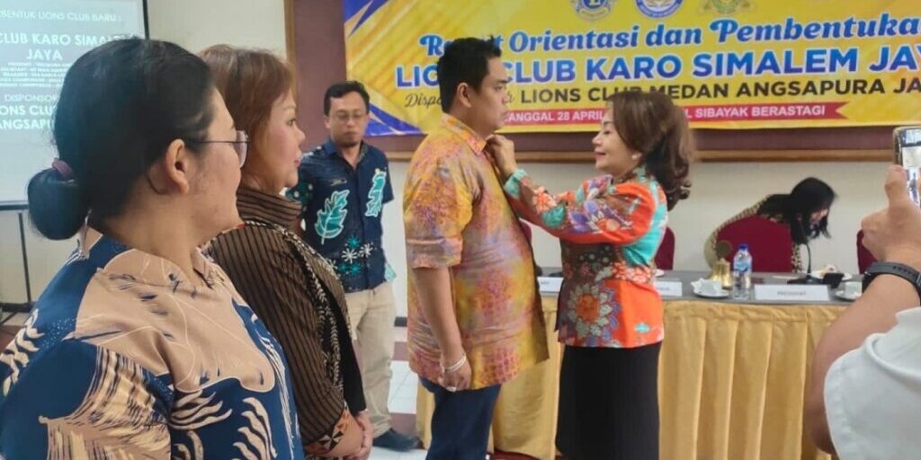 Pengurus Lions Club Kabupaten Karo dilantik di Hotel Sibayak Berastagi