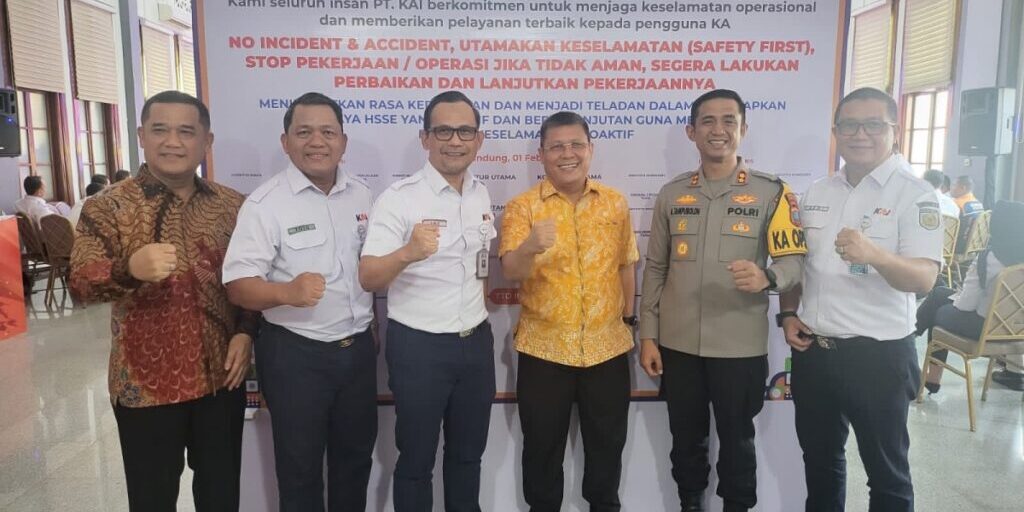 Bantu Pengamanan-Pengelolaan Aset, KAI Apresiasi Polres Tebingtinggi dan BPN Wilayah Sumut

