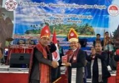 Pelantikan pengurus DPD Punguan Silauraja Indonesia Jawa Tengah di Sukoharjo, Solo