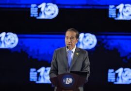 Jokowi membuka Pertemuan Tingkat Tinggi atau High Level Meeting World Water Forum ke-10 di Bali, Senin (20/5/2024)

