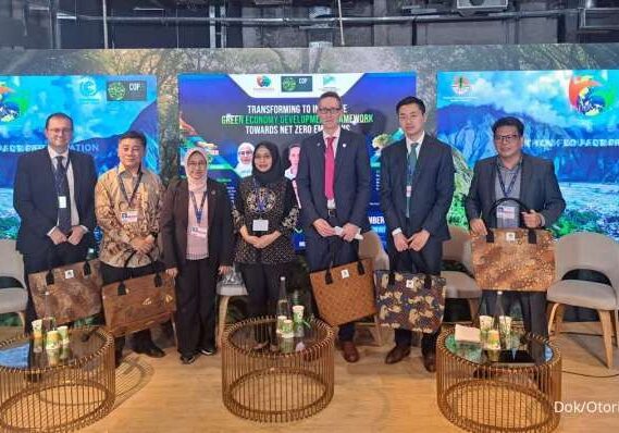 Diskusi di Konferensi Perubahan Iklim PBB ke-28 (COP28) di Dubai, Uni Emirat Arab. (Foto dok: otorita IKN)