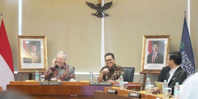  Menteri Perdagangan, Budi Santoso pertemuan dengan US-ASEAN Business Council 


