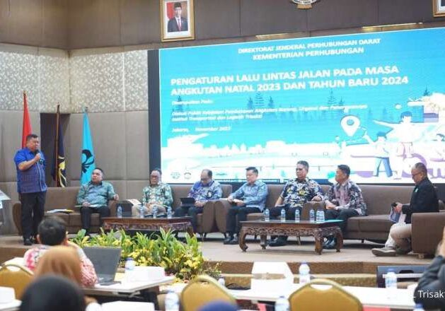 ITL Trisakti menyelenggarakan Diskusi Publik 'Kebijakan Pembatasan Angkutan Barang, Urgensi dan Penerapannya' di ruang Auditorium Kampus

