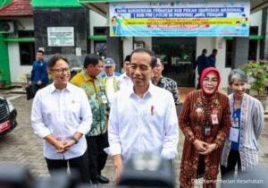 Presiden Joko Widodo kunjungi Puskesmas Toroh 1 di Kabupaten Grobogan