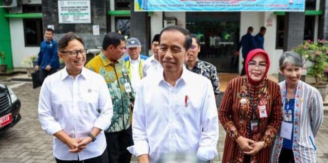 Presiden Joko Widodo kunjungi Puskesmas Toroh 1 di Kabupaten Grobogan