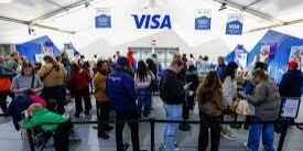 "Pembayaran kartu? Kami hanya menerima Visa"