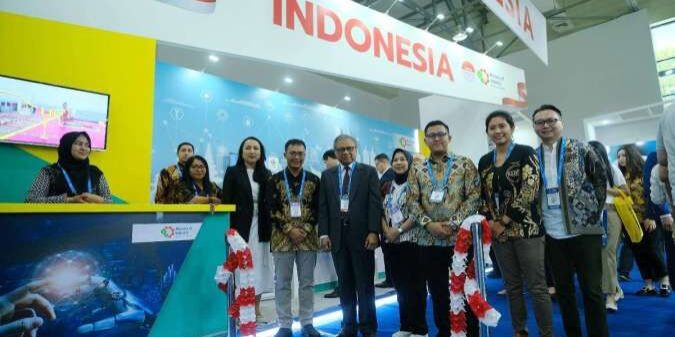 Paviliun Indonesia di pameran The 17th International Exhibition Energy, Energy Saving, Nuclear Energy, Alternative Energy Sources atau POWER Uzbekistan 2024 di Tashkent, Uzbekistan

