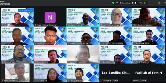 Training Budget Dasar Kebun Sawit