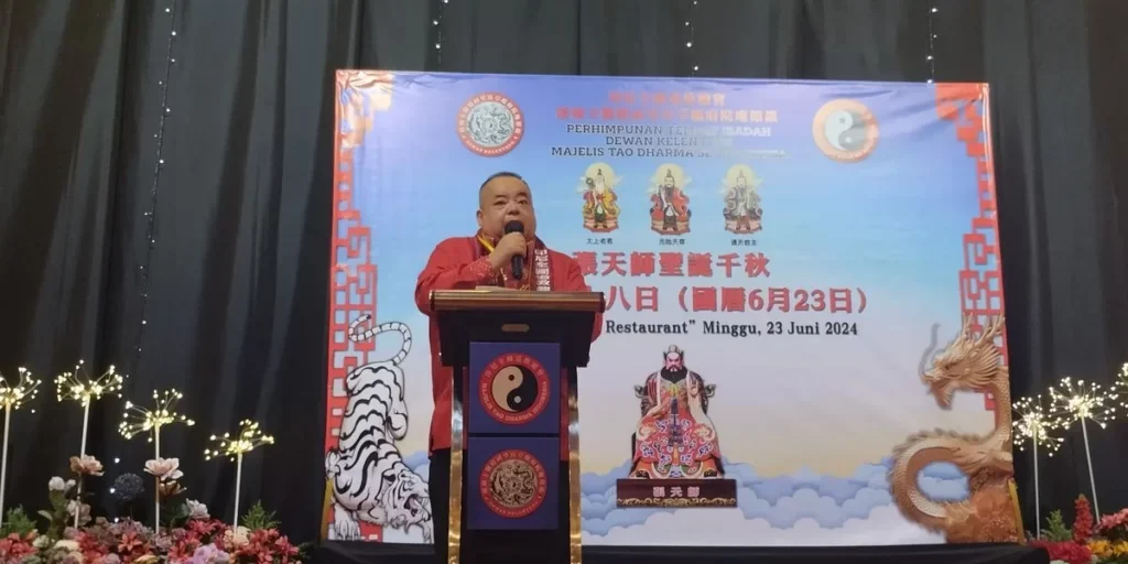 Dewan Pembina MDTI, Hasan Tjoa Tju San yang juga Direktur Utama Serayu Group memberikan sambutan
