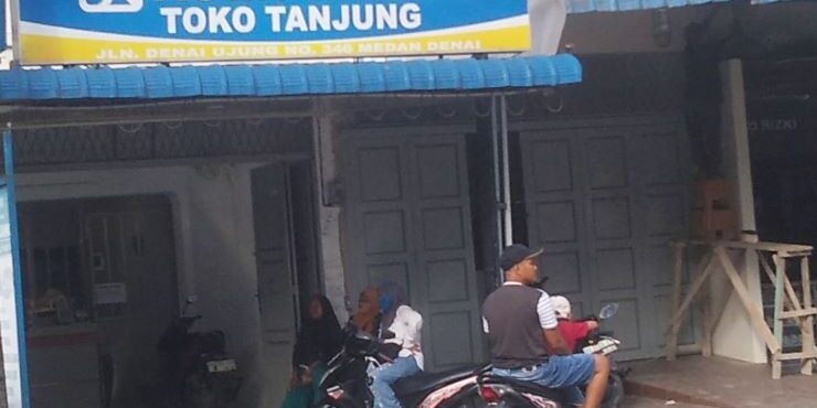 Agen BRILink di Medan Denai Sumatera Utara, satu dari 1,2 juta jumlahnya di Indonesia pada kuartal I 2025. (Foto: Fadmin Malau)