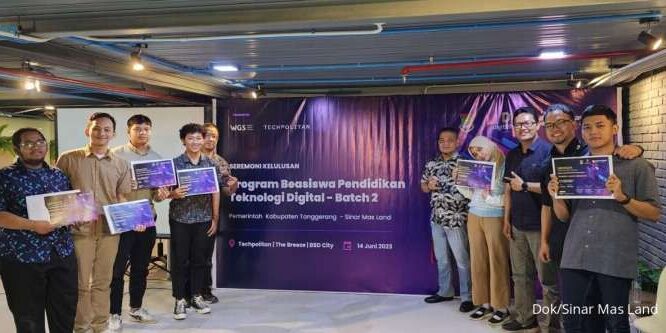 Program beasiswa pendidikan teknologi digital bagi Pemuda Tangerang, kerjasama antara Sinar Mas Land dengan Pemerintah Tangerang


