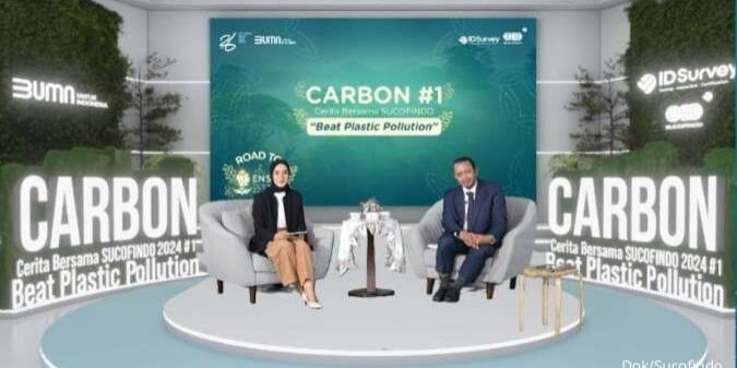 Web seminar (webinar) Carbon yang diikuti oleh para pelaku usaha secara online.