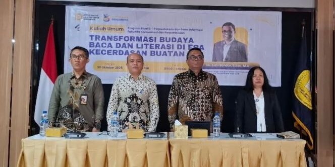 Kuliah umum program studi Perpustakaan Univeristas Sari Mutiara (USM) Indonesia

