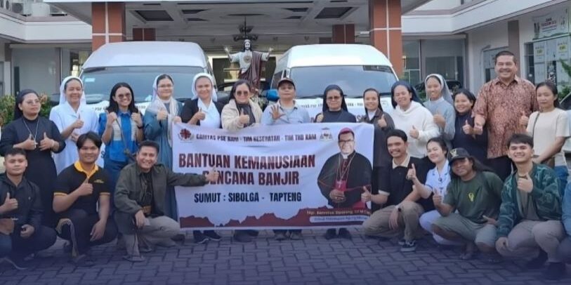 USM-Indonesia bersama Keuskupan Agung Medan melaksanakan bantuan kemanusiaan korban bencana di Sibolga dan Tapteng