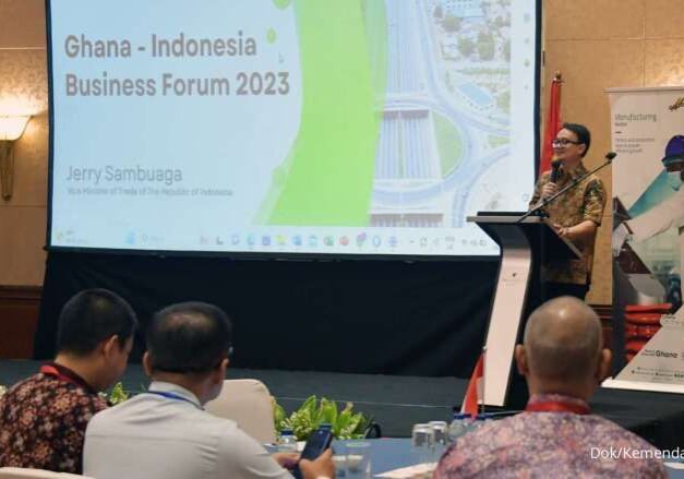 Wakil Menteri Perdagangan RI, Jerry Sambuaga pembicara pada Ghana-Indonesia Business Forum 2023 

