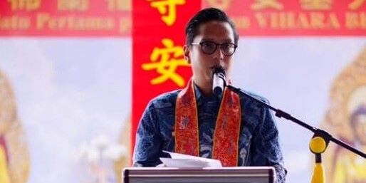 
Wali Kota Medan Rico Waas memberikan sambutan
