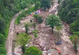 Banjir bandang di Kabupaten Agam dan Kabupaten Tanah Datar (foto: dok BNPB)