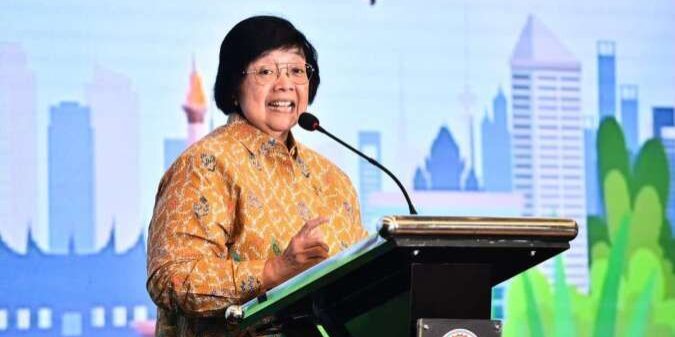 Menteri Lingkungan Hidup dan Kehutanan (LHK) Siti Nurbaya