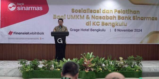 Bank Sinarmas menggelar pelatihan UMKM di Bengkulu



