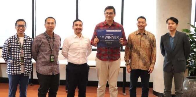 Gunawan Siurudin berhasil dinobatkan pemenang beasiswa Business Innovation Scholarship senilai Rp336 juta