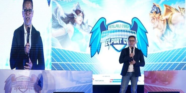 M. Roby Hervindo sampaikan sambutan pada Renewable Energy E-Sport

